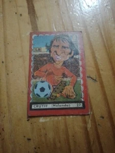 CRUYFF Nº 27 1977 ORIGINAL FOOTBALL SOCCER CARD - Picture 1 of 3