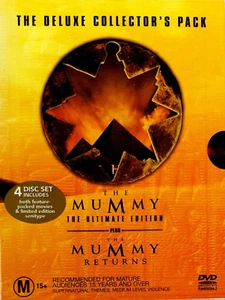 The Mummy Deluxe Collector’s DVD Pack 4 Disc set PLUS limited edition Senitype - Picture 1 of 2