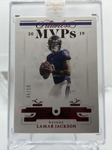 2021 Panini Flawless Lamar Jackson Ruby Gem Encased 2019 MVP 6/10 *SEALED*