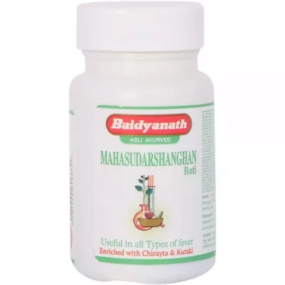 Baidyanath Mahasudarshan Ghan Bati (40tab) Herbal Ayurvedic Wellness Foto 1 de 2