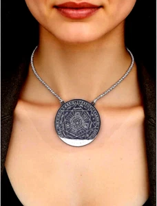 Seals of the Seven Archangels Amulet Necklaces Stainless Steel pendant heptagram - Picture 1 of 4