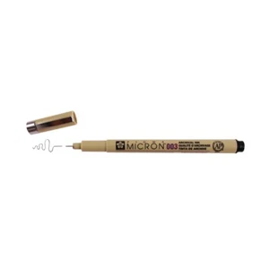 Sakura Pigma Micron Pen 003 (0.15mm) Black - Picture 1 of 1