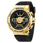 Smael Men Watches Led Sport Wristwatch Digital Calendar Display Boys Alarm Watch
