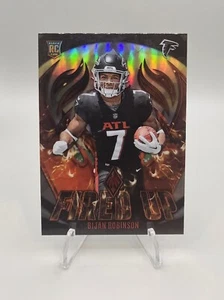 2023 Panini Phoenix - Fired Up #FU-8 Bijan Robinson (RC) 💥 Falcons - Picture 1 of 2