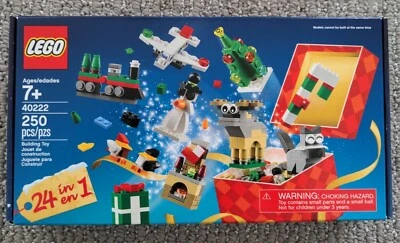 Lego 40222 Christmas 24-in-1 Build-Up Holiday Set Rare Collectible NEW & Sealed - Image 1 of 4