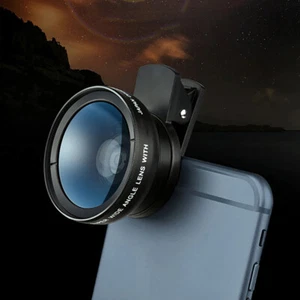 2 Fonctions Mobile 0.45X Grand Angle Len Et Macro Phone Lens HD Camera Pour - Photo 1 sur 9