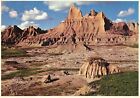 Postcard Sd Badlands National Monument "The Graveyard Of The Centuries" Rocks