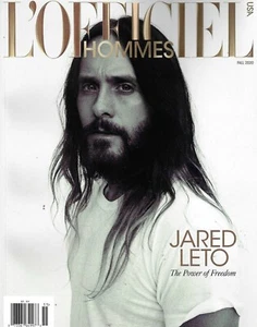 L'OFFICIEL HOMMES Magazine Fall 2020 JARED LETO Cover - Picture 1 of 1