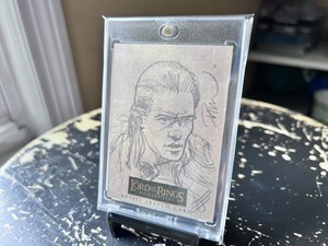 2006 Topps LOTR Masterpieces II Legolas 1/1 Artist Sketch Card Lord Of The Rings
