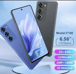 6.56 Inch F100 Smartphone,2G RAM + 64G ROM Phone with3200mAh Battery - Picture 1 of 14