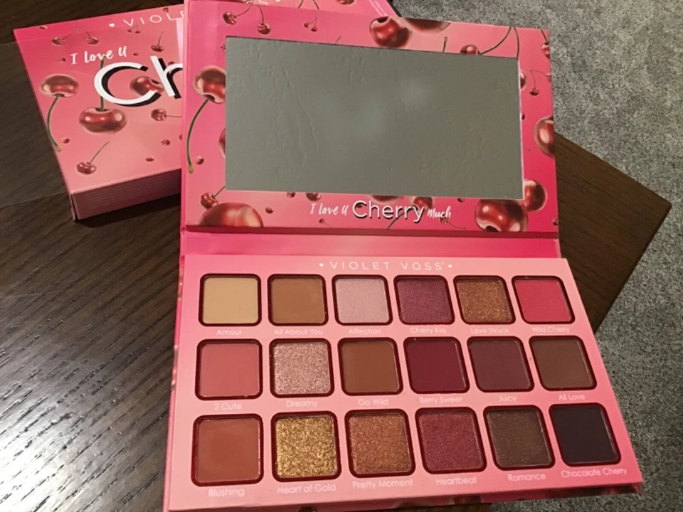 VIOLET VOSS I LOVE U CHERRY EYESHADOW PALETTE NEW IN BOX FREE SHIP! - Image 1 of 1