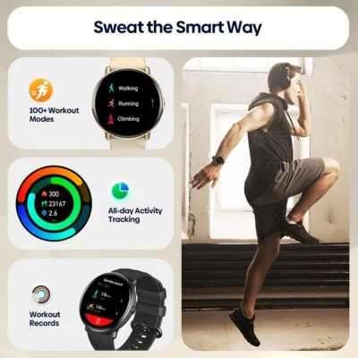 Zeblaze Dad Smart Watch GTR 3Pro 1.43 inch Screen Voice Call Support Heart Rate - Image 1 of 4