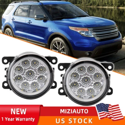 Pair For 2011 2012 2013 2014 2015 Ford Explorer Fog Lights Driving Bumper Lamps - Image 1 of 4