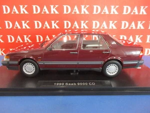Die cast 1/18 Modellino Auto Saab 9000 CD Turbo Dark Red 1990 by Triple 9 - Foto 1 di 6