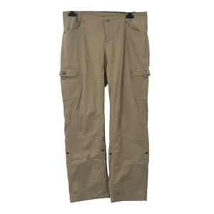 Kuhl Women's Beige RN 108846 Born In The Mountains Hiking Travel Pants Sz 14 Reg - Picture 1 of 10