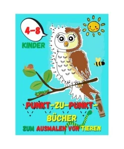 Punkt-zu-Punkt-Bücher für Kinder im Alter von 4 bis 8 Jahren zum Ausmalen von - Bild 1 von 1