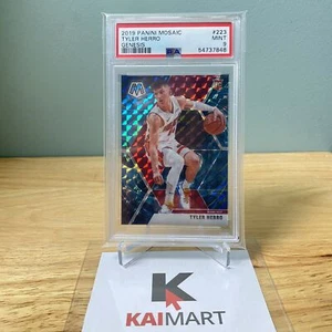 2019-20 Panini Mosaic Genesis Prizm #223 Tyler Herro Heat Rookie PSA 9 - Picture 1 of 4