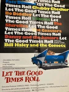 Let the Good Times Roll ORIGINAL Movie Poster 1973 Bill Haley Chuck Berry - Picture 1 of 3