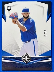 2021 Panini Chronicles Limited Blue Alek Manoah RC Rookie 12/50 #4 Blue Jays - Picture 1 of 3