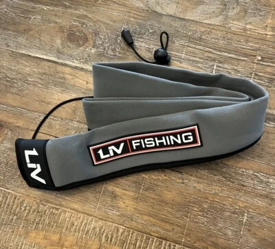 LIV FISHING Rod Sleeve Neoprene Floating Hook Resistant Gray Casting - Image 1 of 2