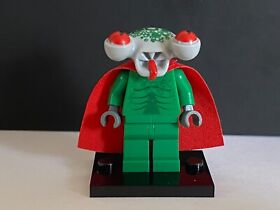 Lego Squidman - Space Police III Minifigure W/ Cape Alien Green From 5969 5980