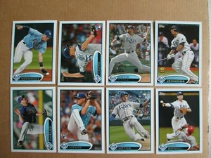 Juego de equipo 2012 Topps Series 1 y 2 Tampa Bay Rays Matt Moore RC Evan Longoria 22 - Imagen 1 de 2