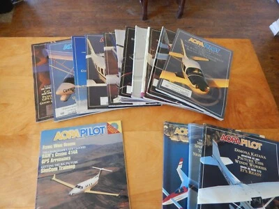15 AOPA PILOT FLYING MAGAZINE 1993 -1996 GERMAN FUN FLIERS - TURBINE AIRPLANE - Image 1 of 4