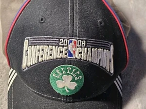 2008 NBA Conference Champions Boston Celtics Hat Size OS Adjustable - Picture 1 of 10