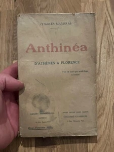 Livre Anthinéa D'Athènes A Florence par Charles Maurras (1/A0-73) - Bild 1 von 5