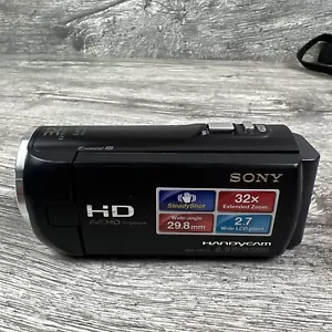 Sony HDR CX220 Handycam 32x Digital HD Video Camera Black 2.7 Inch LCD Screen - Picture 1 of 17