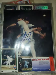 Nolan Ryan Astros Rangers Signed Autographed 8x10 Picture Photo.collection. - Picture 1 of 9