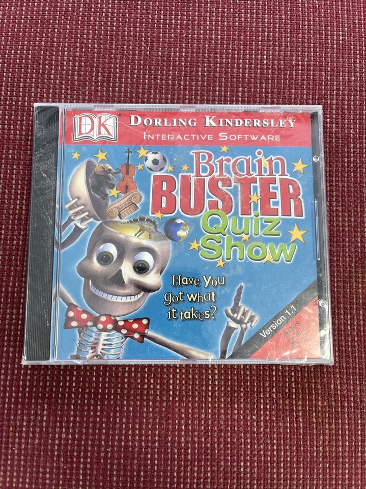 Brain Buster Quiz (PC) Game CD-ROM Version 1.1 Win.98 and Higher - Image 1 of 1