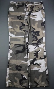 Women's Rothco Camo Mid Rise Boot Cut Pants 5 Pocket Brown Size 15/16 (35x30) - Picture 1 of 5