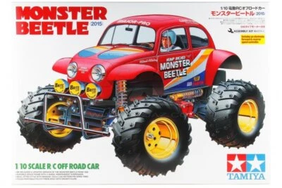 Tamiya 58618 1/10 EP RC RWD Monster Truck Kit Monster Beetle 2015 with ESC - Image 1 of 4