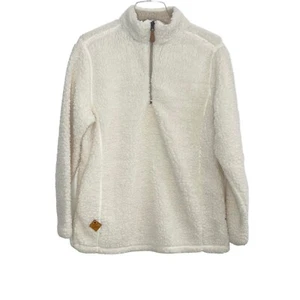 Simply Southern 1/4-Reißverschluss Sherpa Fleece Pullover Sweater Jacke Damen Größe Small - Bild 1 von 9