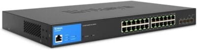 Linksys 24-Port Managed Gigabit PoE+ Switch LGS328MPC - Image 1 of 3