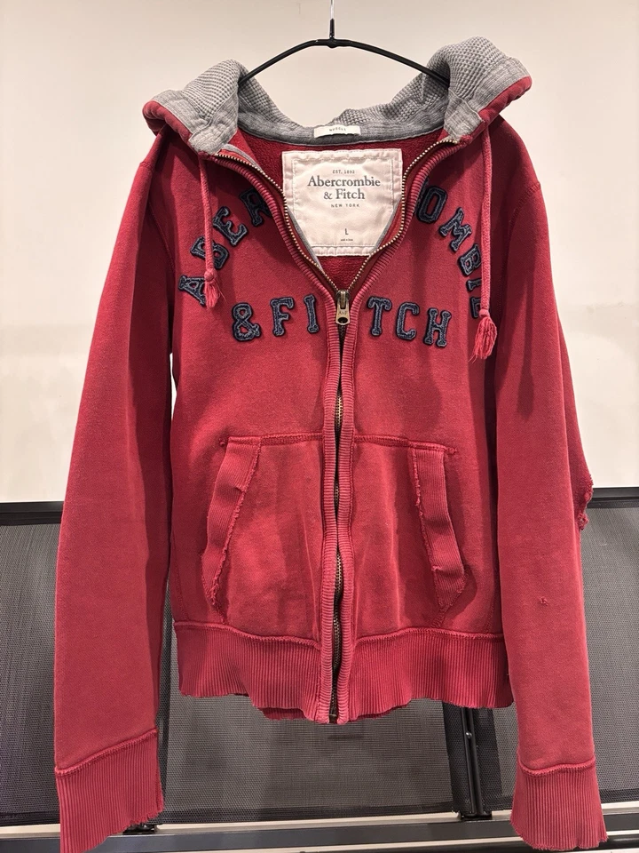 Abercrombie & Fitch Chaqueta Sudadera con Capucha L Mujer Ver Mensaje Foto 1 de 4