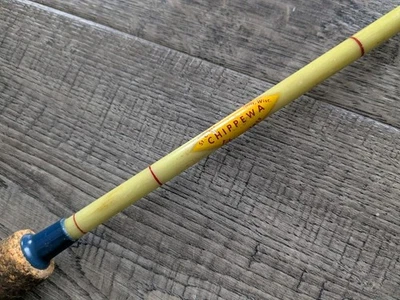 Caña de pescar vintage St. Croix CHIPPEWA fibra de vidrio #1204 5'0" 1 pieza hecha en EE. UU.  Foto 1 de 4