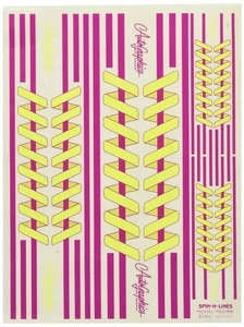 Eagle Model AG Decal SPIN-N-LINES-YELLOW AG809 - Picture 1 of 1
