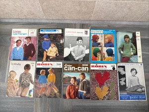 X40 Kids Knitting Patterns Vintage Bundle Emu, Wendy, Robin, Patons, Sirdar - Picture 1 of 10