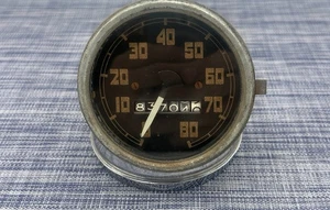 55-59 GMC AC Truck Vintage 0-80 MPH Speedometer Auto Part USA w/ Chrome Bezel - Picture 1 of 7