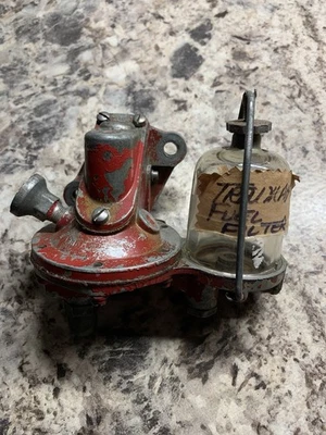 Original Vtg AC Delco Triumph TR2 TR3 TR4 TR3A TR4A Fuel Pump w/Filter 855261 - Image 1 of 4