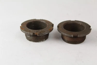 Triumph T120 Bonneville Tiger Trophy garfo inferior Bush porca 97-2091 lote de 2 usados - Imagem 1 de 4