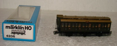 Märklin 4206 Abteilwagen der KPEV mit Bremserhaus "2272" 2. Klasse in OVP! - Bild 1 von 4