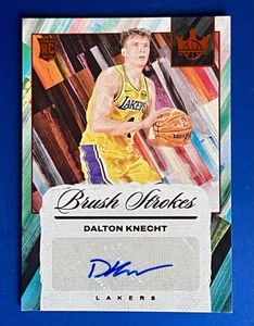 2024-25 Panini Court Kings - Brush Strokes Dalton Knecht #BR-KNT Amber /49 - Picture 1 of 3