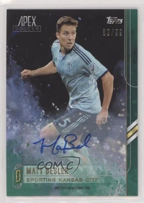 2015 Topps Apex Retail Green Auto /99 Matt Besler #3 Auto - Image 1 of 2