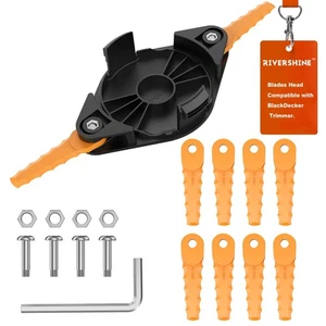 Trimmer Plastic Blades Head,Compatible with Black Decker GH900 GH600 LST522 L... - Picture 1 of 6
