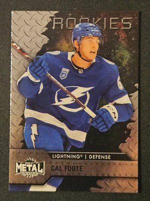 20-21 Skybox Metal Universe Cal Foote Rookie 🚨🚨🚨 Tampa Bay Lightning  - Image 1 of 2