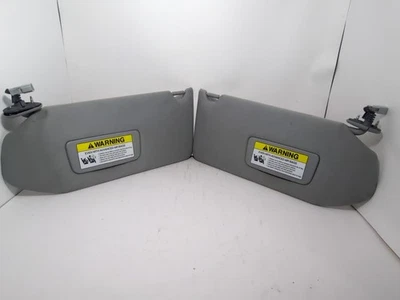 2003-2008 Honda Pilot Sun Visors Set Driver Passenger Gray Cloth OEM - Image 1 of 4