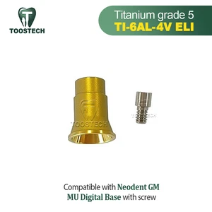 Multi unidad Titanio Base Digital Forma DESS se adapta a Neodent GM D4,8 mm - Imagen 1 de 7